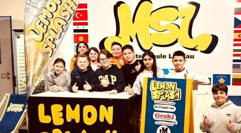 beach flag „lemon splash“